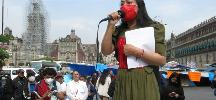 María Elena Ríos, activista de Oaxaca, convoca a marchar este 8M en CDMX contra la violencia ácida