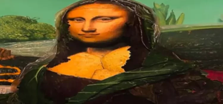 Recreó la Mona Lisa en una papa Recreó la Mona Lisa en una papa