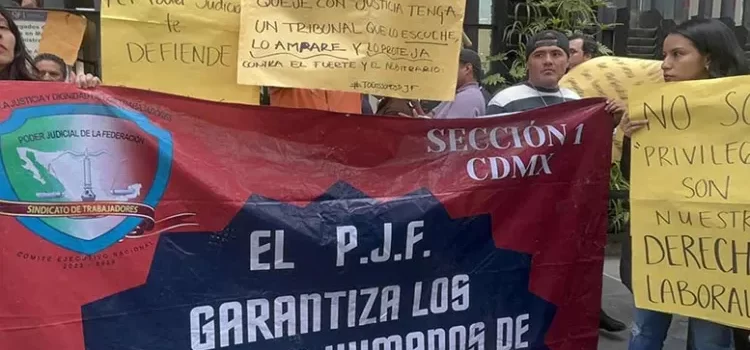 Anuncian trabajadores del Poder Judicial un paro nacional