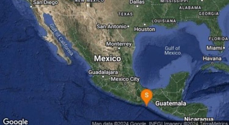 Se registra sismo de magnitud 4.8 en costas de Oaxaca