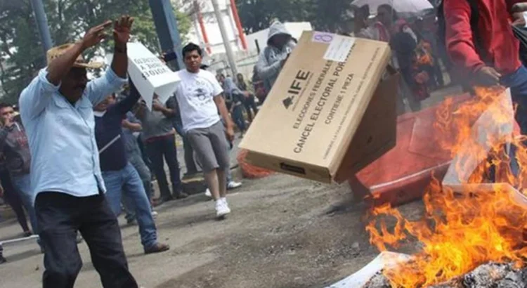 Sección 22 del SNTE acuerda boicot a la jornada electoral del 2 de junio en Oaxaca