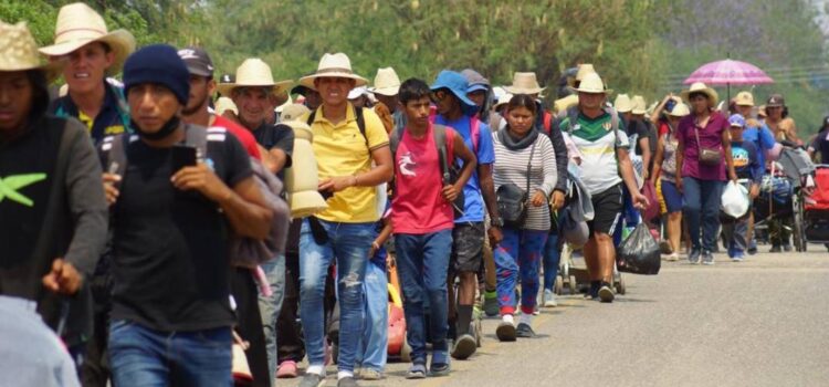 “Inhumano e ilegal” cierre de frontera de EU; 6 caravanas migrantes han cruzado Oaxaca