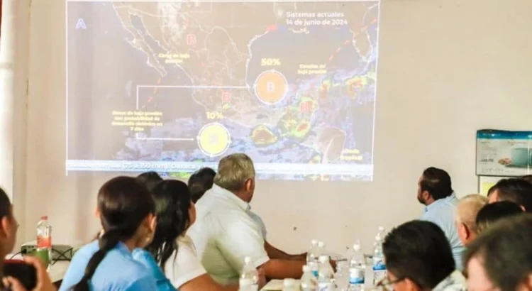 Alistan refugios en el Istmo de Tehuantepec, Oaxaca, ante fuertes lluvias y posible ciclón