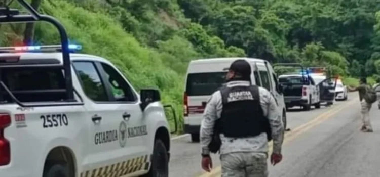 Muere migrante y otro resulta herido en enfrentamiento con la Guardia Nacional, en Tapanatepec, Oaxaca