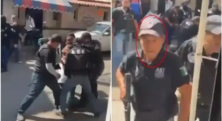 Elementos de la Fiscalía de Oaxaca detienen con uso de la fuerza al periodista Álvaro Cuitláhuac y su familia