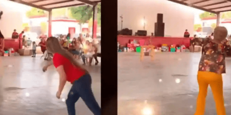 Mamás demostraron su puntería en concurso de “lanzamiento de chancla” Mamás demostraron su puntería en concurso de “lanzamiento de chancla”