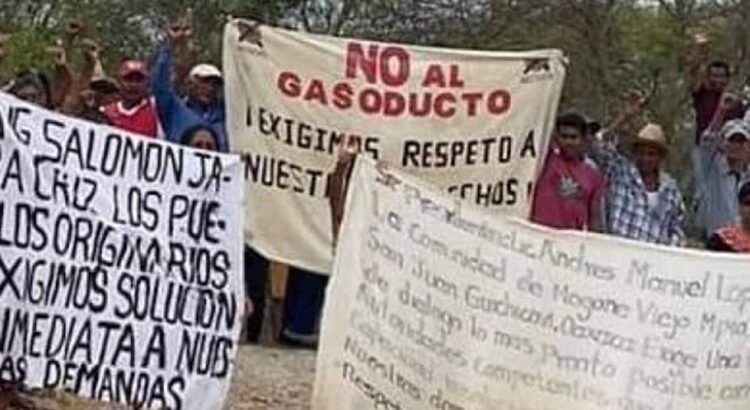 Comunidades del Istmo de Oaxaca rechazan nuevamente la construcción de un gasoducto