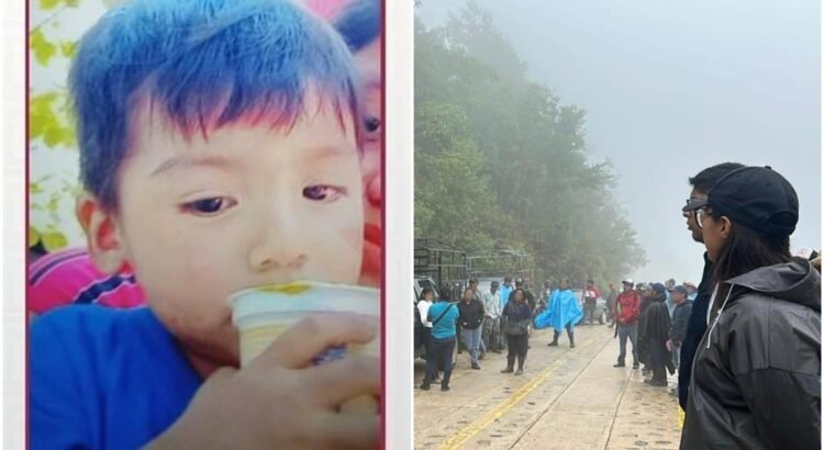 Concluyen, sin éxito, búsqueda del bebé Iker desaparecido en la Sierra Mixe de Oaxaca