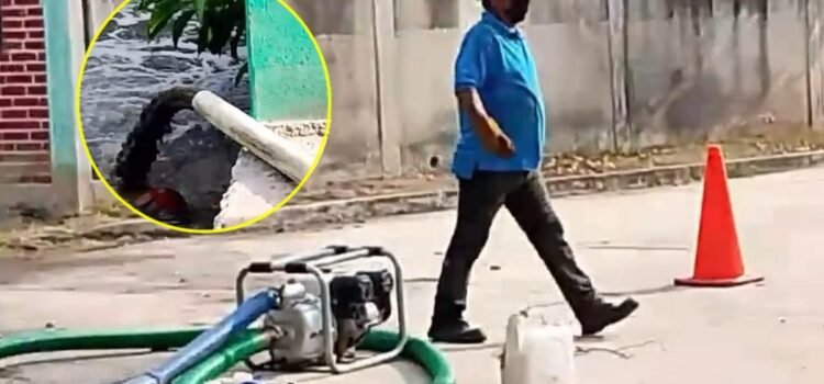 Funcionarios municipales arrojan aguas negras a río en comunidad del Istmo de Oaxaca Funcionarios municipales arrojan aguas negras a río en comunidad del Istmo de Oaxaca