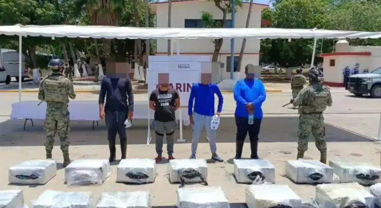 Aseguran más de media tonelada de cocaína en costas de Oaxaca