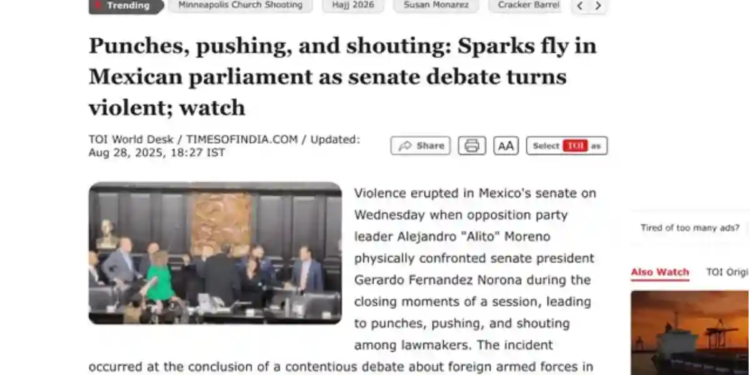 Trasciende fronteras la pelea entre Alito Moreno y Fernández Noroña Trasciende fronteras la pelea entre Alito Moreno y Fernández Noroña