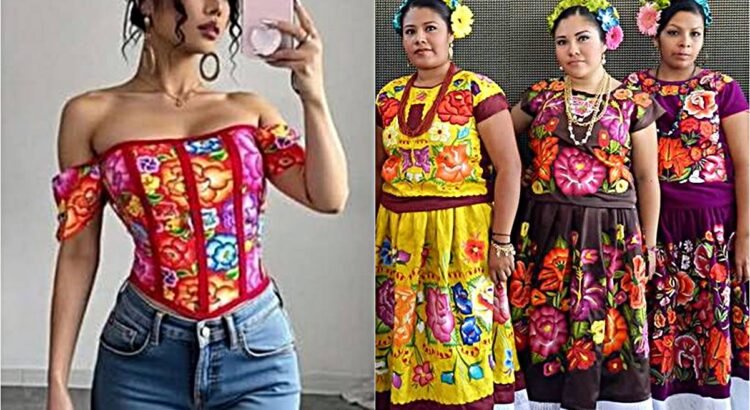 Artesanos denuncian a SHEIN de plagio de textiles del Istmo de Tehuantepec
